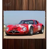 Металлическая табличка Alfa Romeo Giulia TZ 2